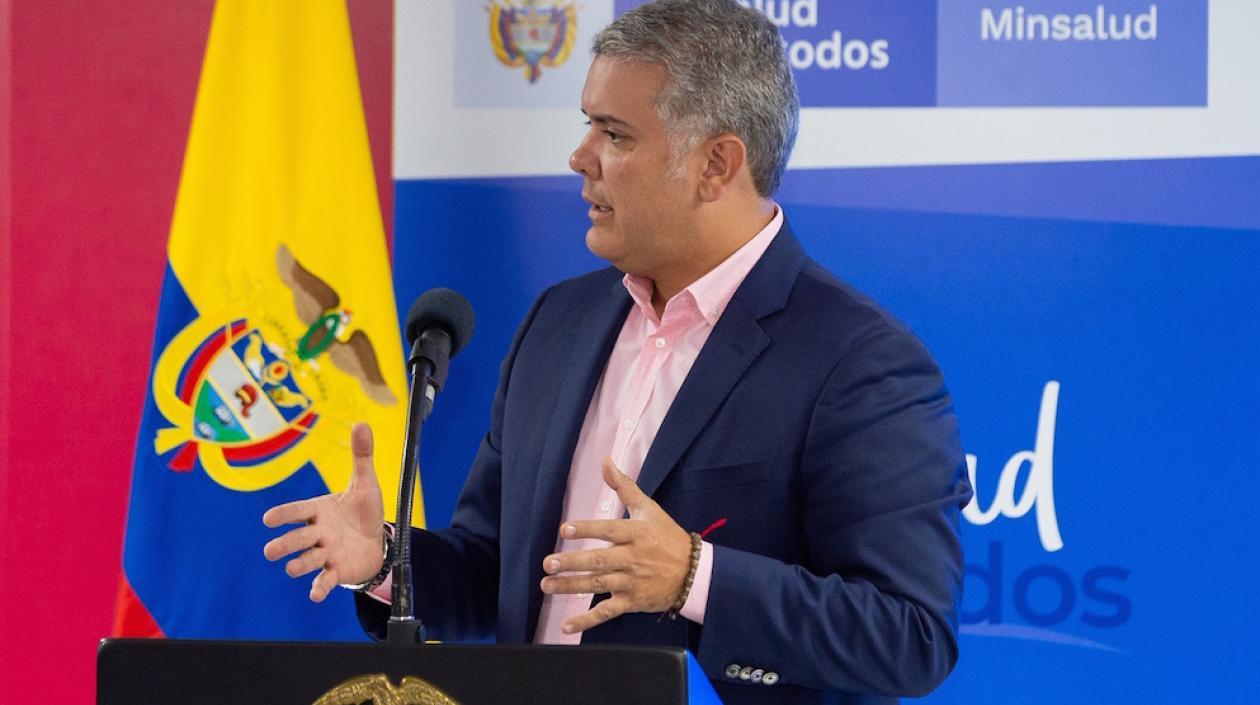 Iván Duque, presidente de Colombia.