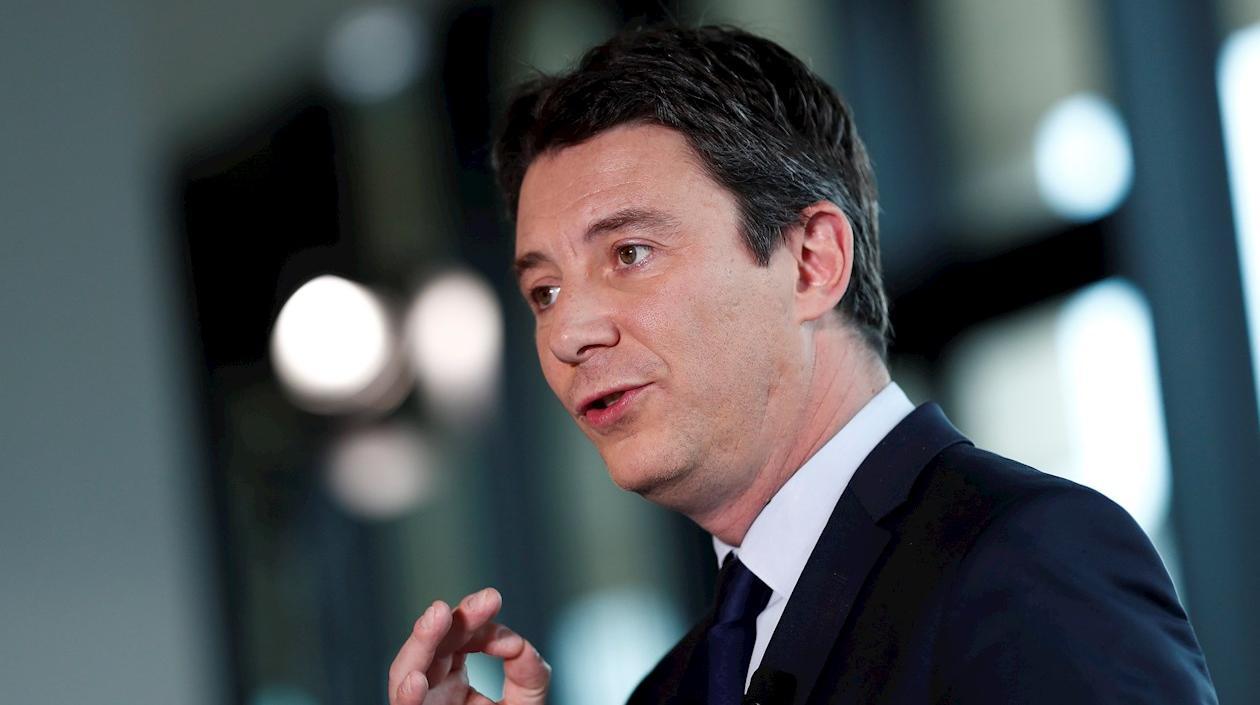 Benjamin Griveaux, excandidato a la alcaldía de París por el partido del presidente francés, Emmanuel Macron.