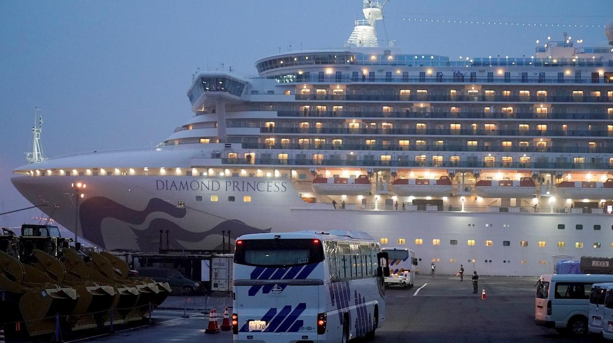 El crucero Diamond Princess.