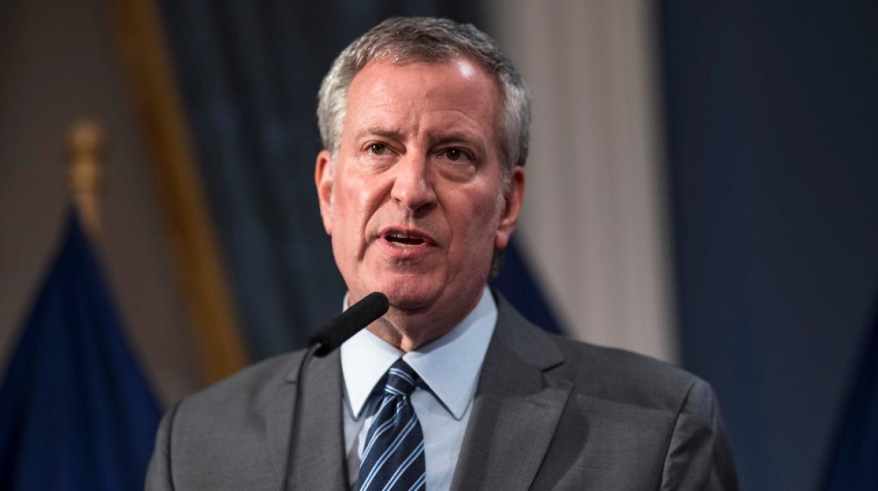 El alcalde de Nueva York, Bill De Blasio.