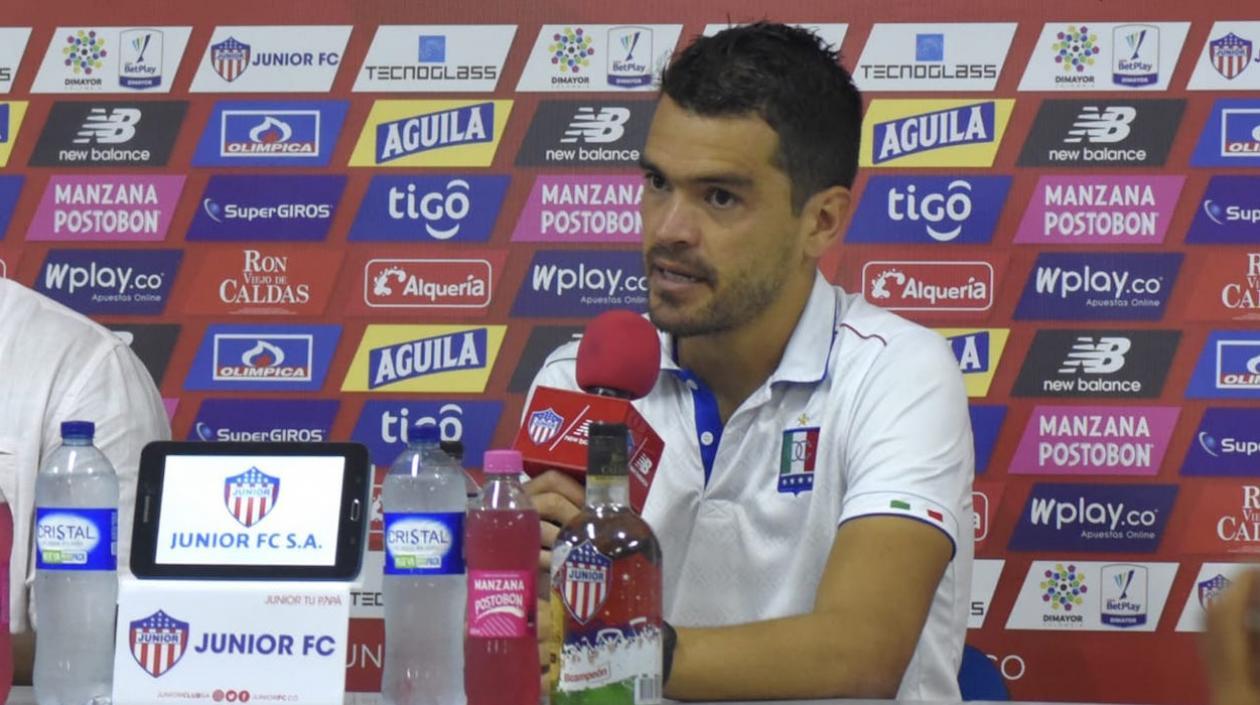 Sebastián Hernández, exjuniorista ahora al servicio del Once Caldas.