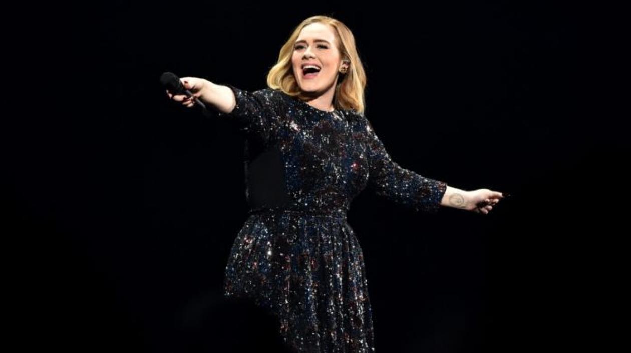 La cantante británica Adele.