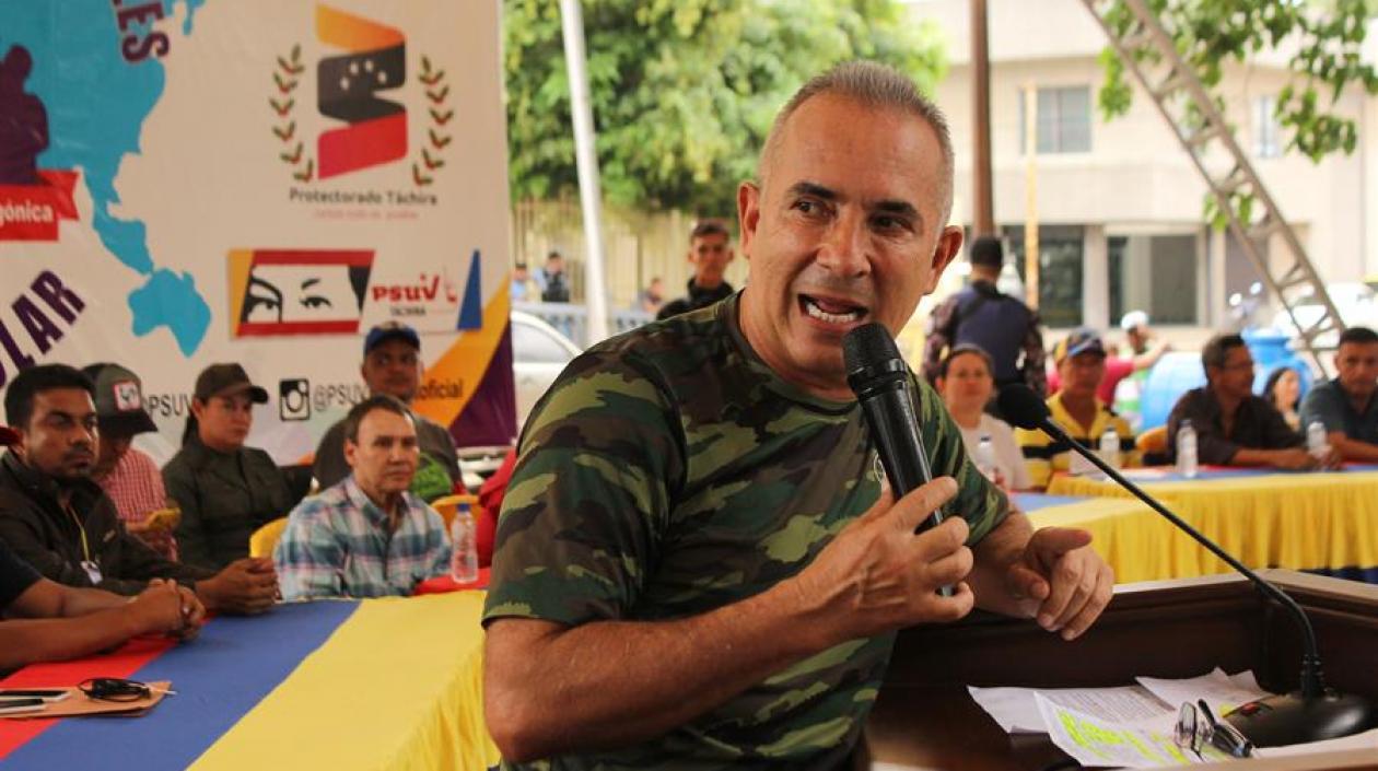 El dirigente chavista, reddy Bernal.