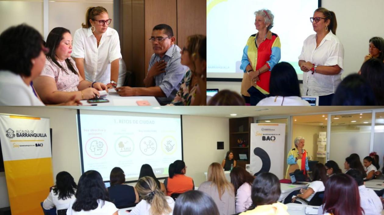 Mesa participativa para socializar ideas por la educación de Barranquilla.