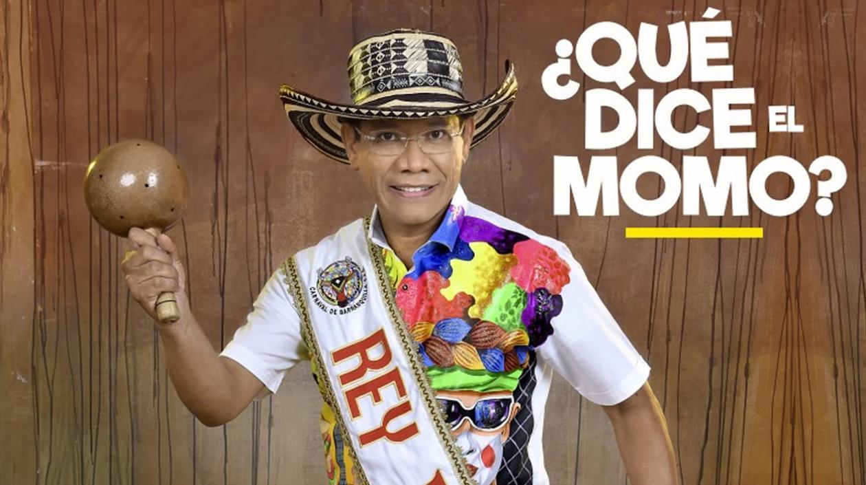 Alcides Romero, Rey Momo del Carnaval de Barranquilla 2020.