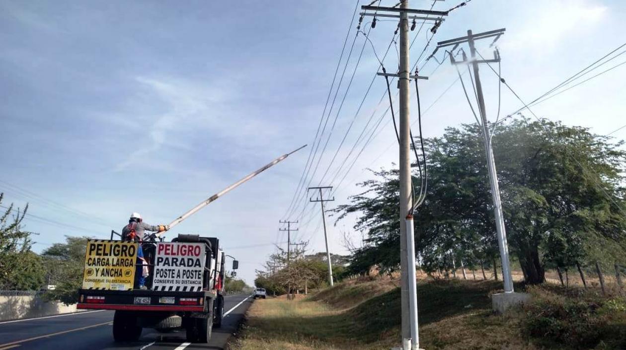 La empresa hará lavado de redes eléctricas.