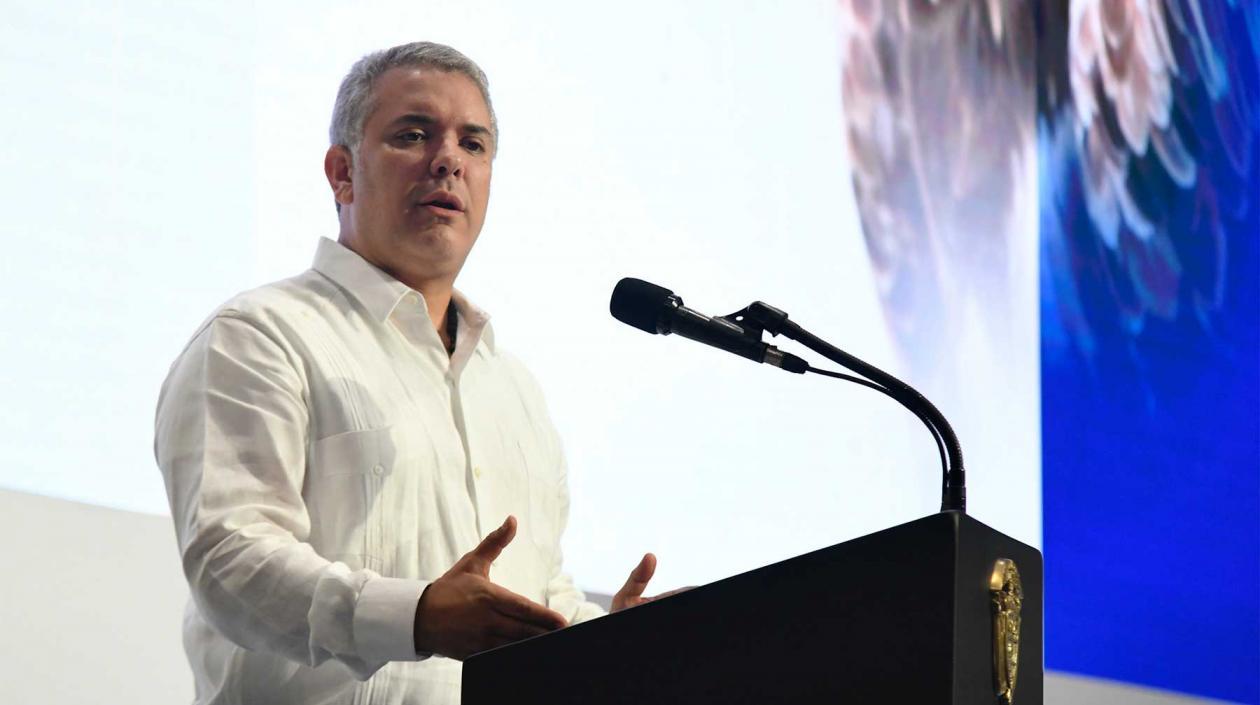 El Presidente de la República, Iván Duque.