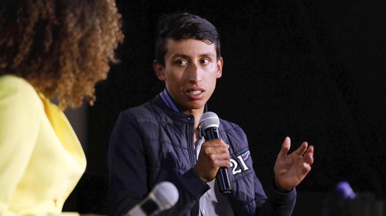 El ciclista Egan Bernal.