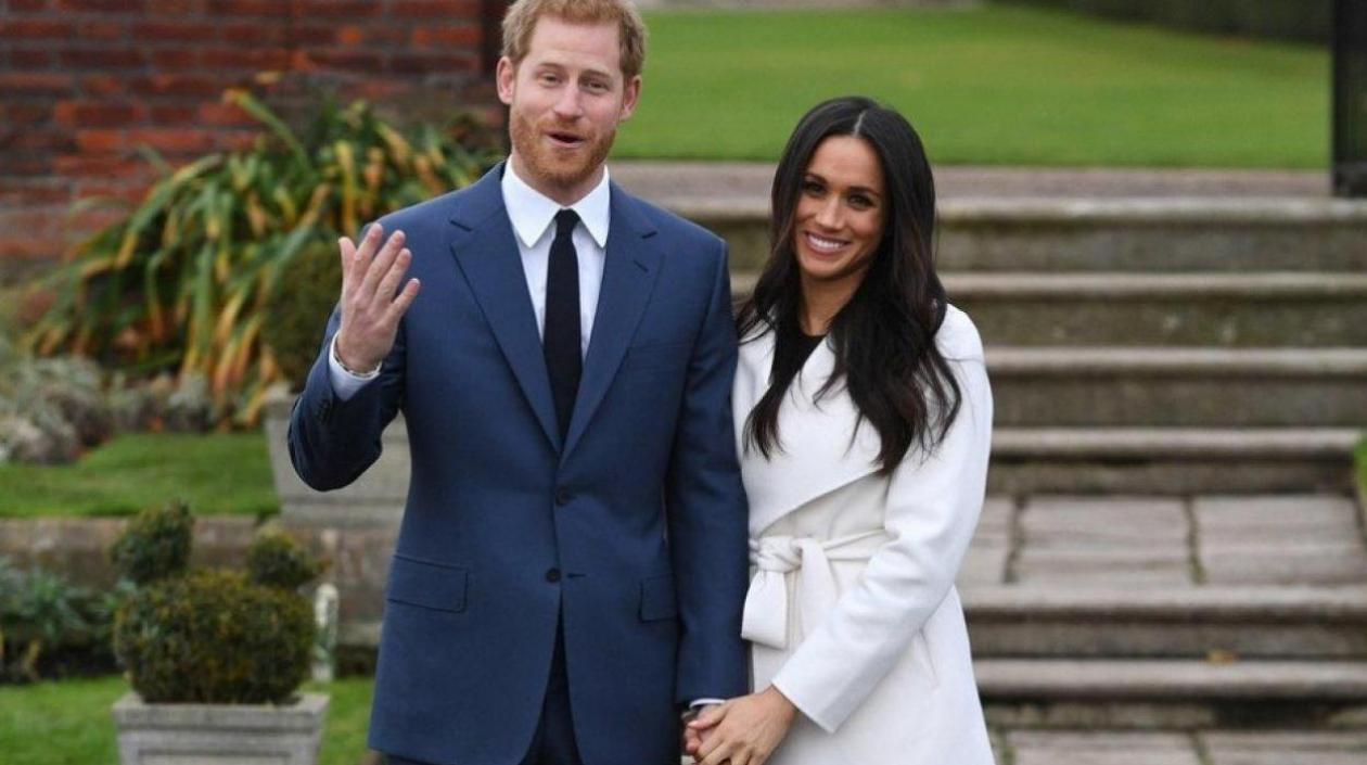 El príncipe Enrique y su esposa Meghan.
