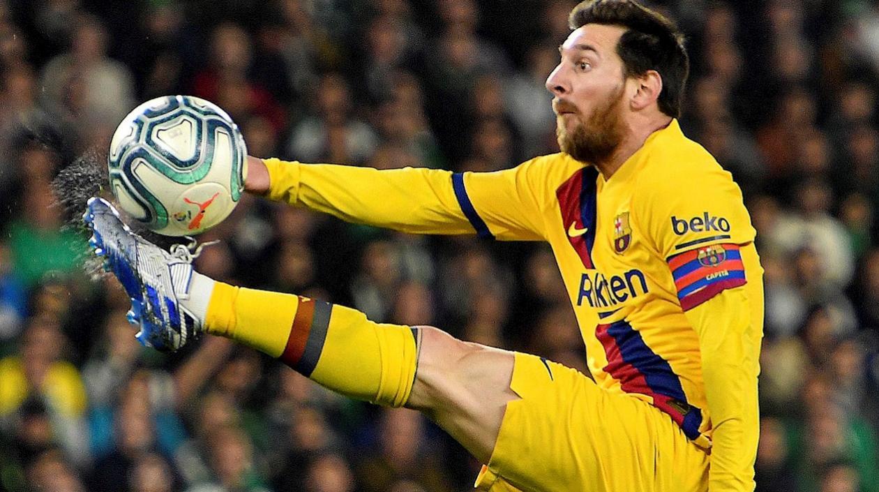 El delantero argentino Lionel Messi.