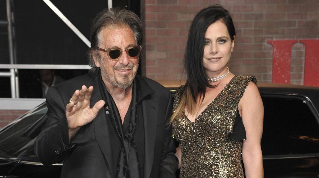 El actor Al Pacino y su exnovia Meital Dohan.
