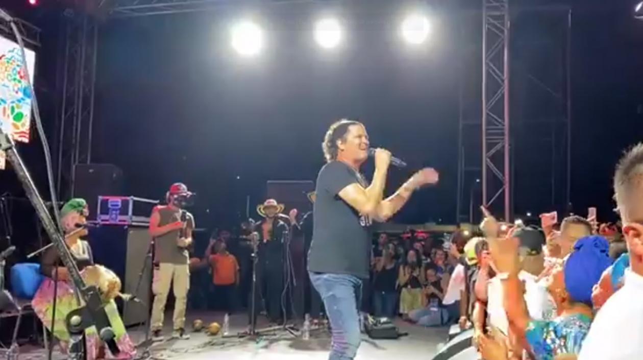 Carlos Vives en La Noche del Río. 