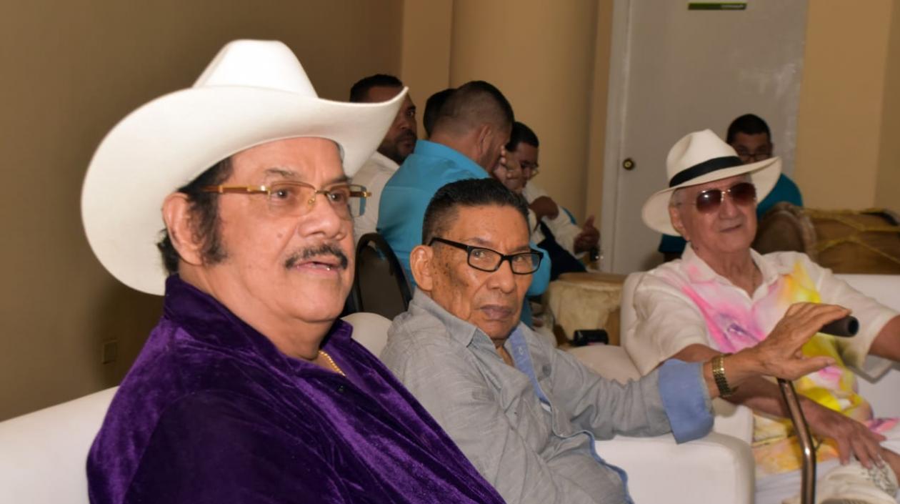 Aníbal Velásquez, Pedro 'Ramayá' Beltrán y Dolcey Gutiérrez.