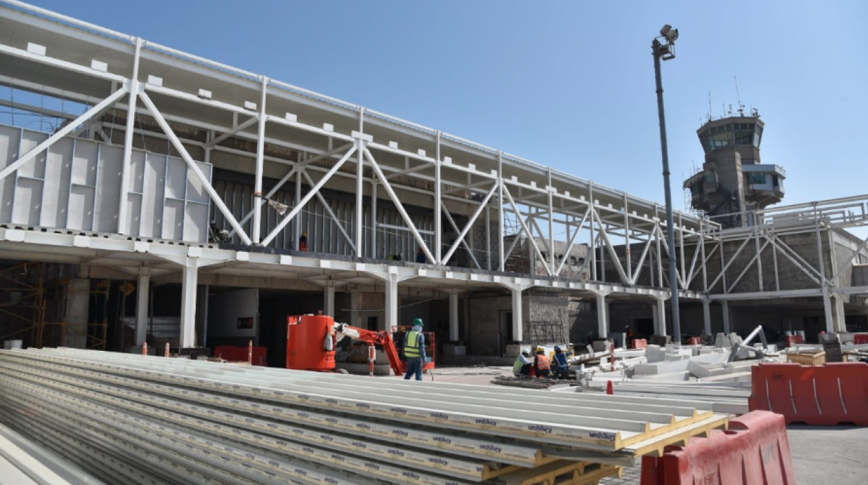 Obras del aeropuerto Ernesto Cortissoz.