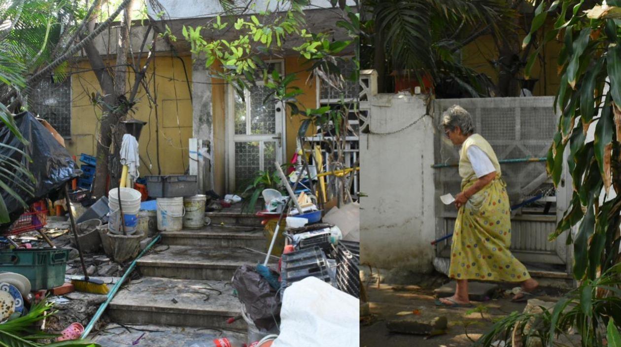 Sonia Baraque Vadalá regresó a su casa, después de la intervención del Distrito.