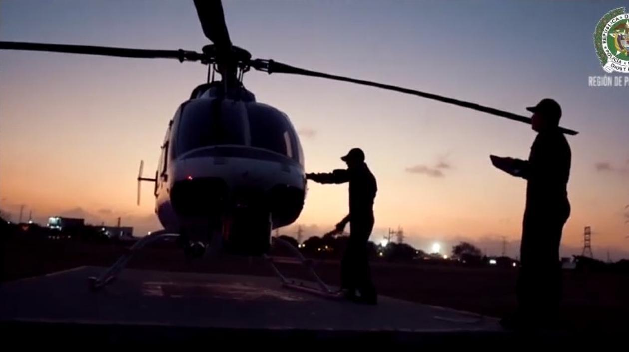 El Helicóptero Halcón de la Policía estará vigilando los eventos del Carnaval.