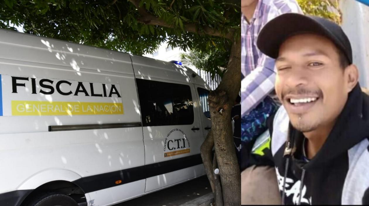 El cuerpo de Jaider Gabriel Banquez Feria fue llevado por el CTI de la Fiscalía a Medicina Legal.