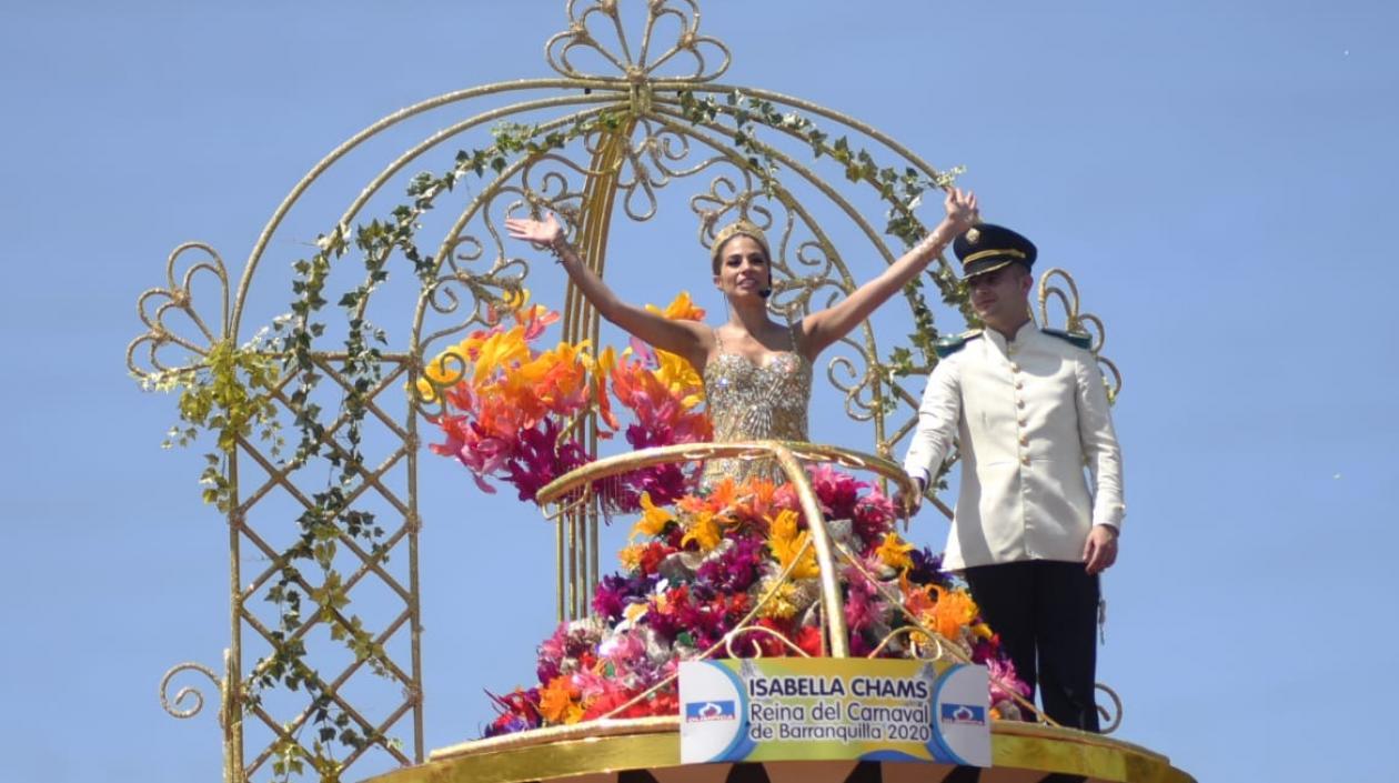 Isabella Chams, Reina del Carnaval 2020.