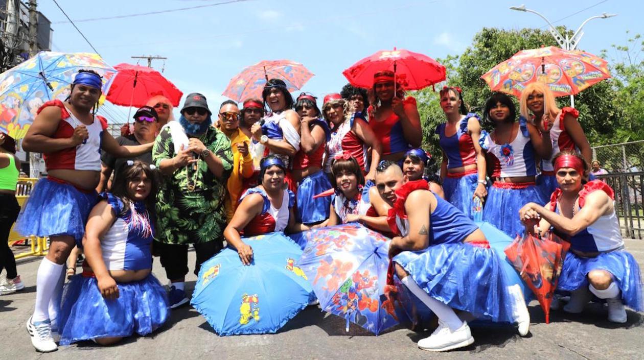 Integrantes de la parodia.