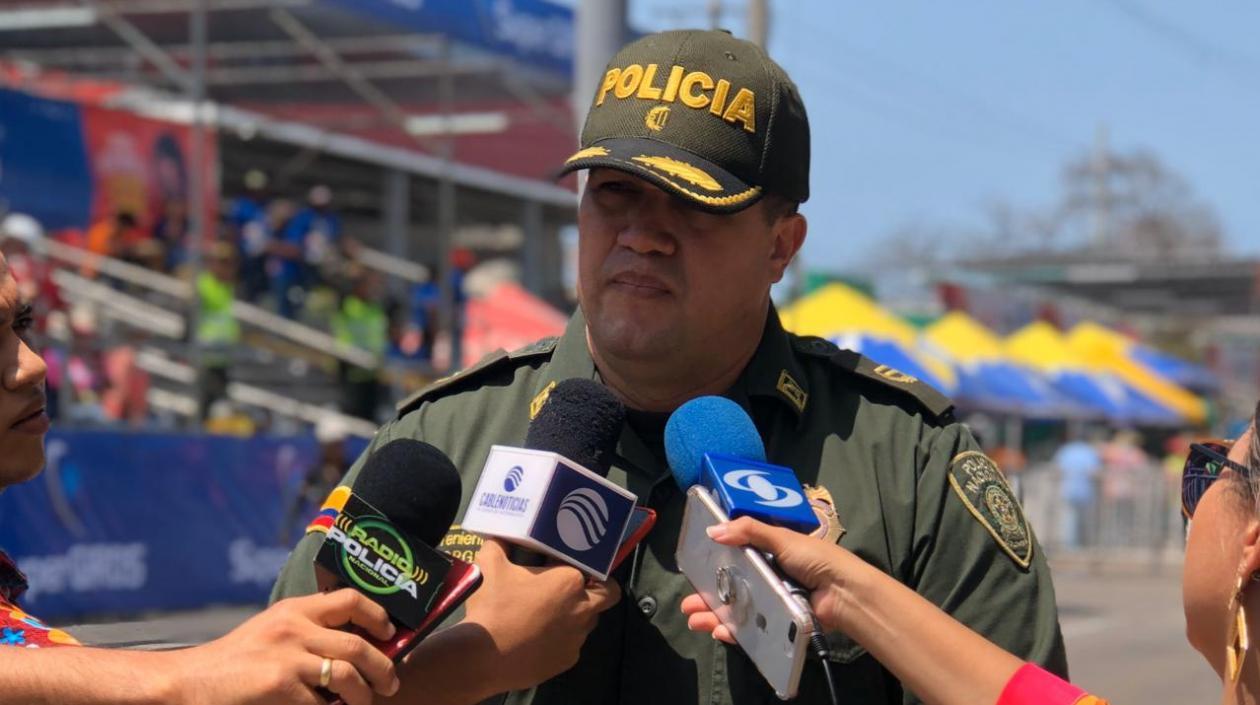 Coronel Jorge Pinzón, comandante operativo.