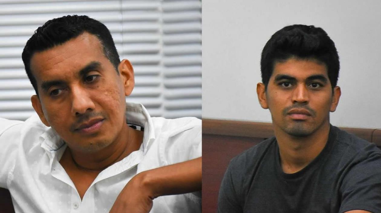 Alejandro Hernández Vidal y su sobrino Chaheer Abauu Hernández.