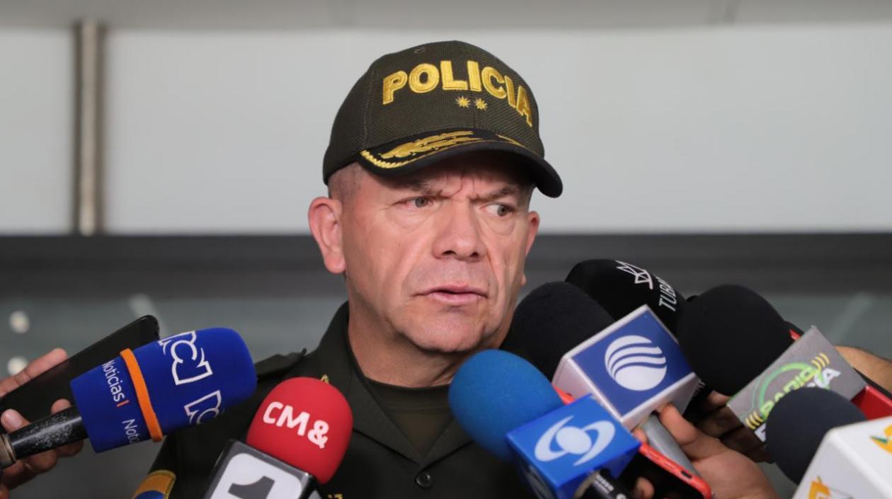 General Ricardo Alarcón, comandante de la Policía Metropolitana de Barranquilla.