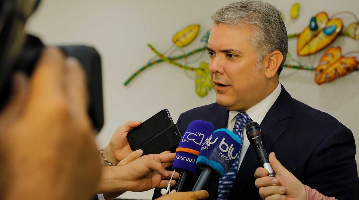 Presidente Duque habló sobre la prevención frente al coronavirus.