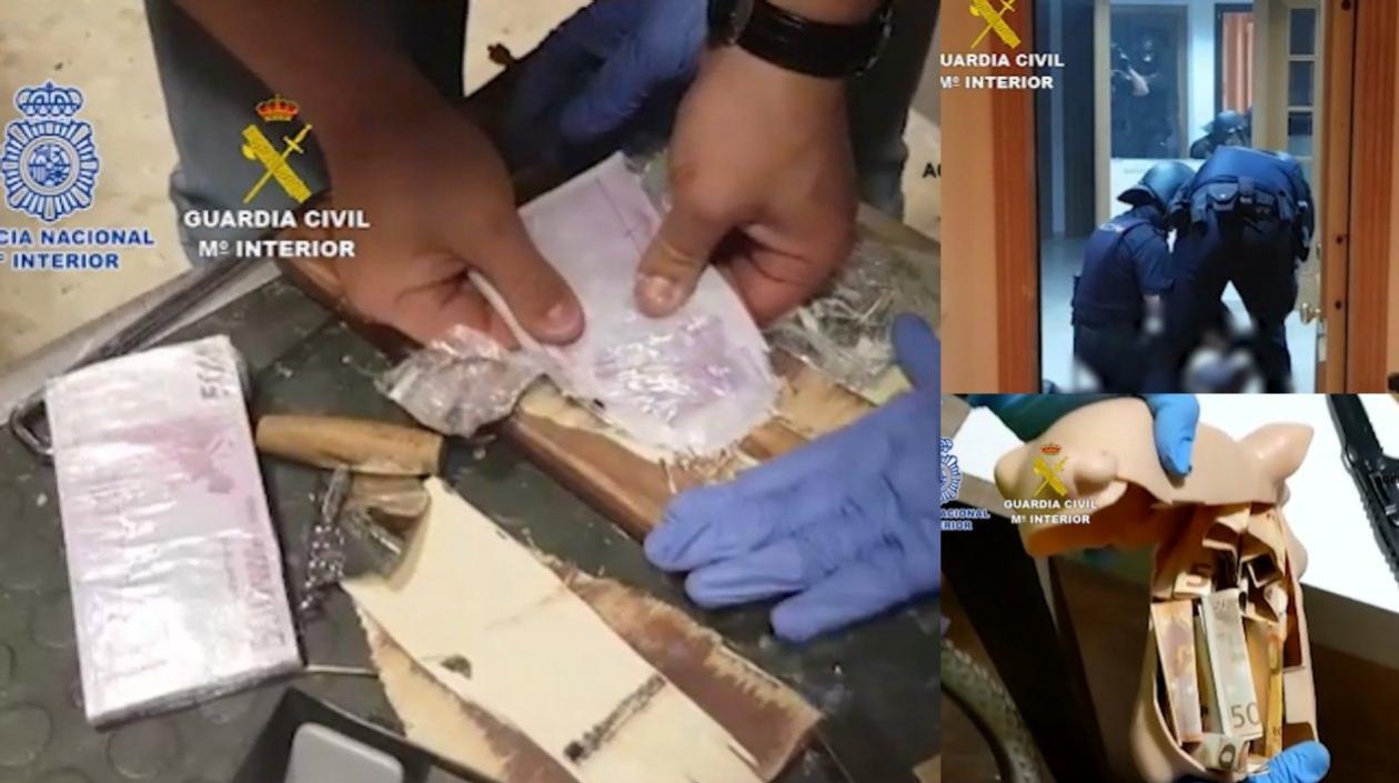 Fueron 39 detenidos, 19 registros y una tonelada de cocaína intervenida.