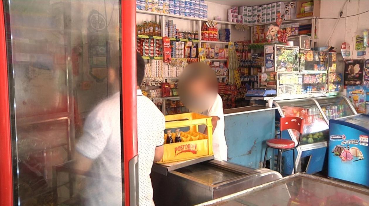 Tienda del barrio San Roque.