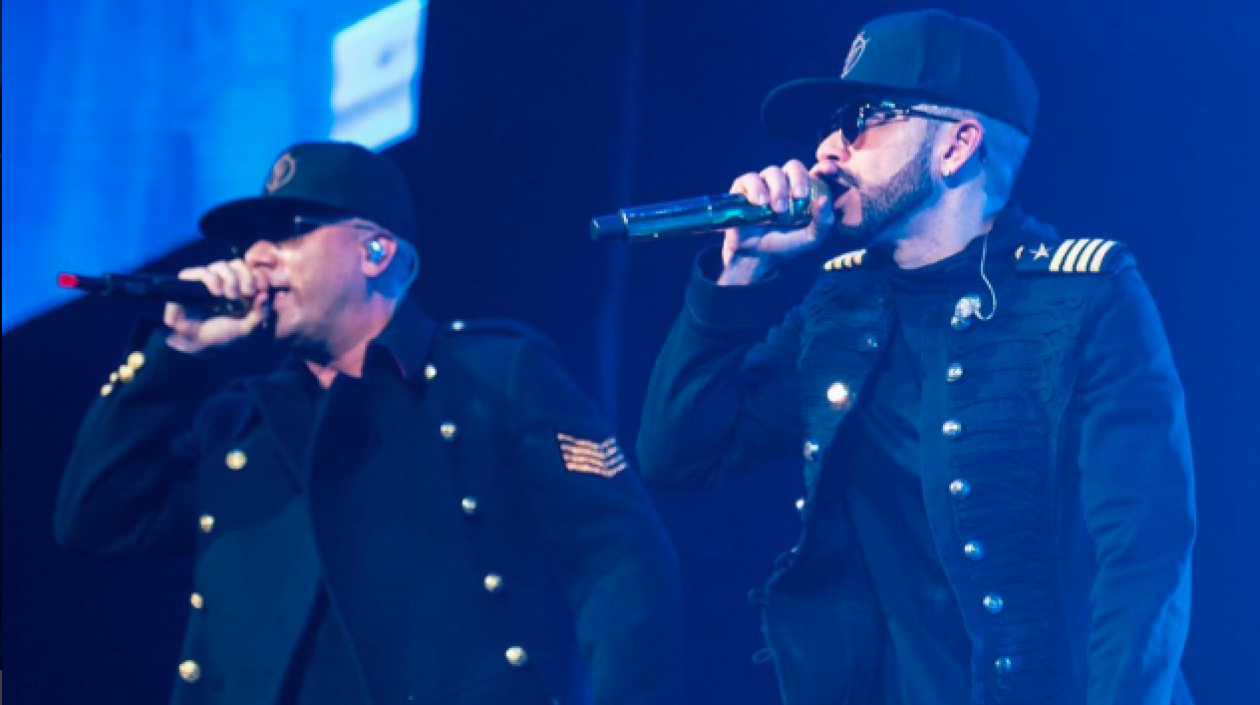 El dúo puertorriqueño Wisin y Yandel.