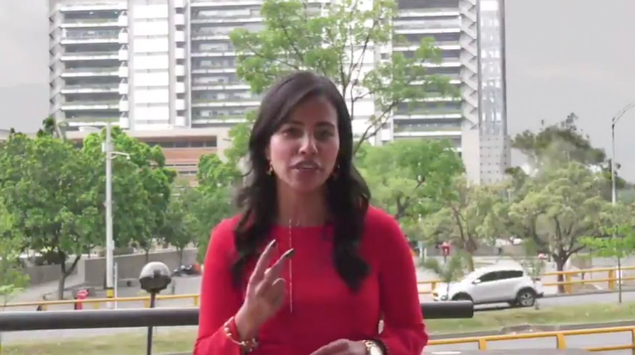 La concejala de Medellín, Paulina Aguinaga.