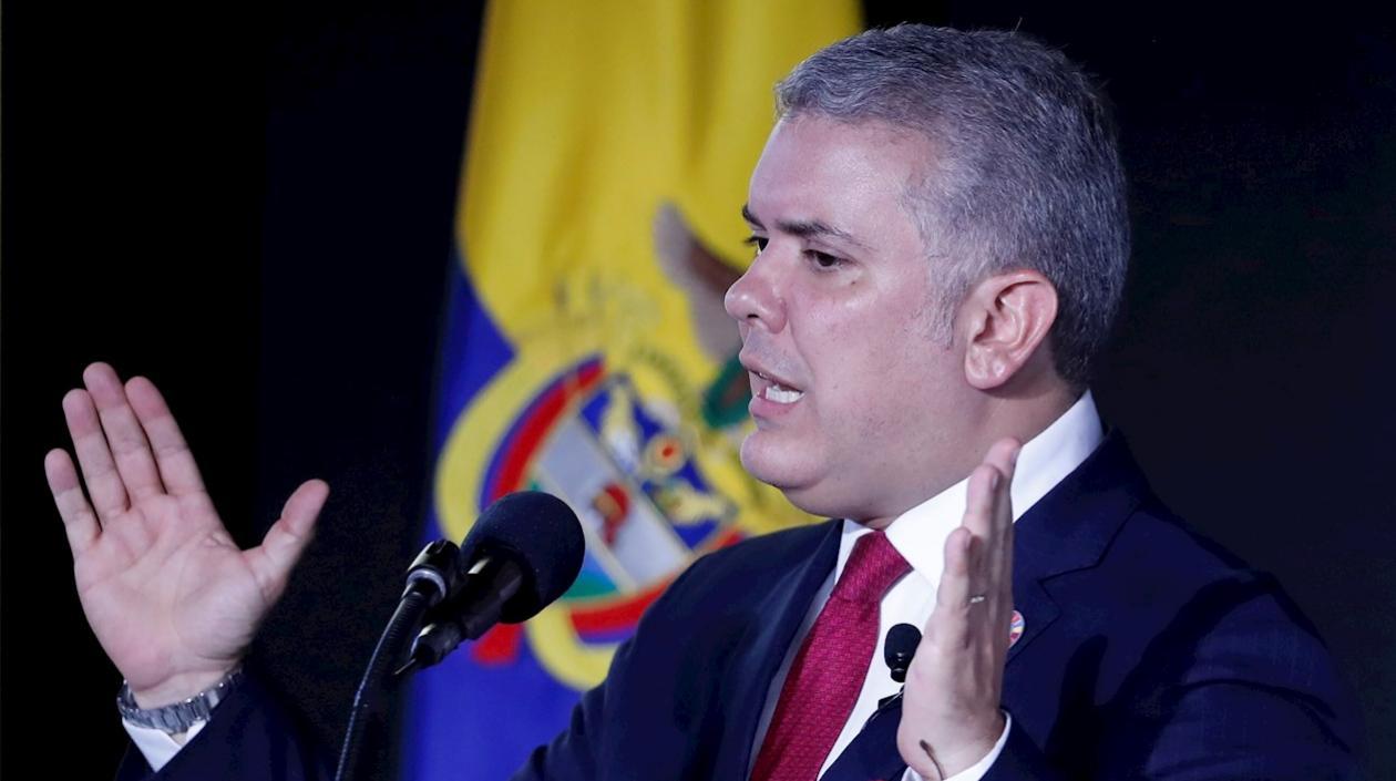 Iván Duque, presidente.