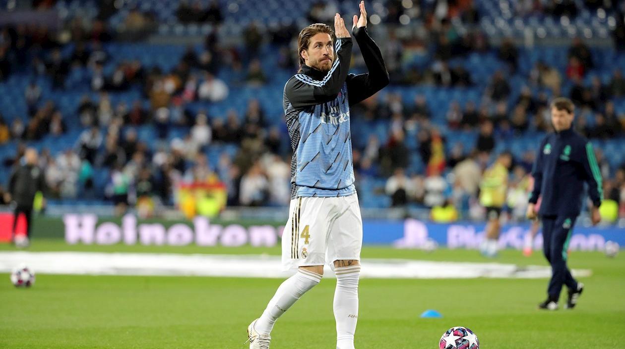 El defensa Sergio Ramos.