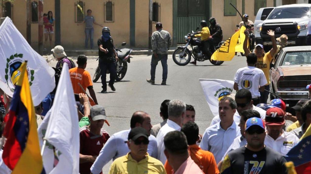 Lugar donde se registraron los hechos.