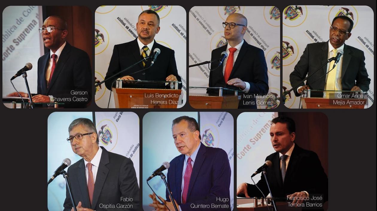 Estos son los 7 magistrados elegidos por la Corte Suprema.
