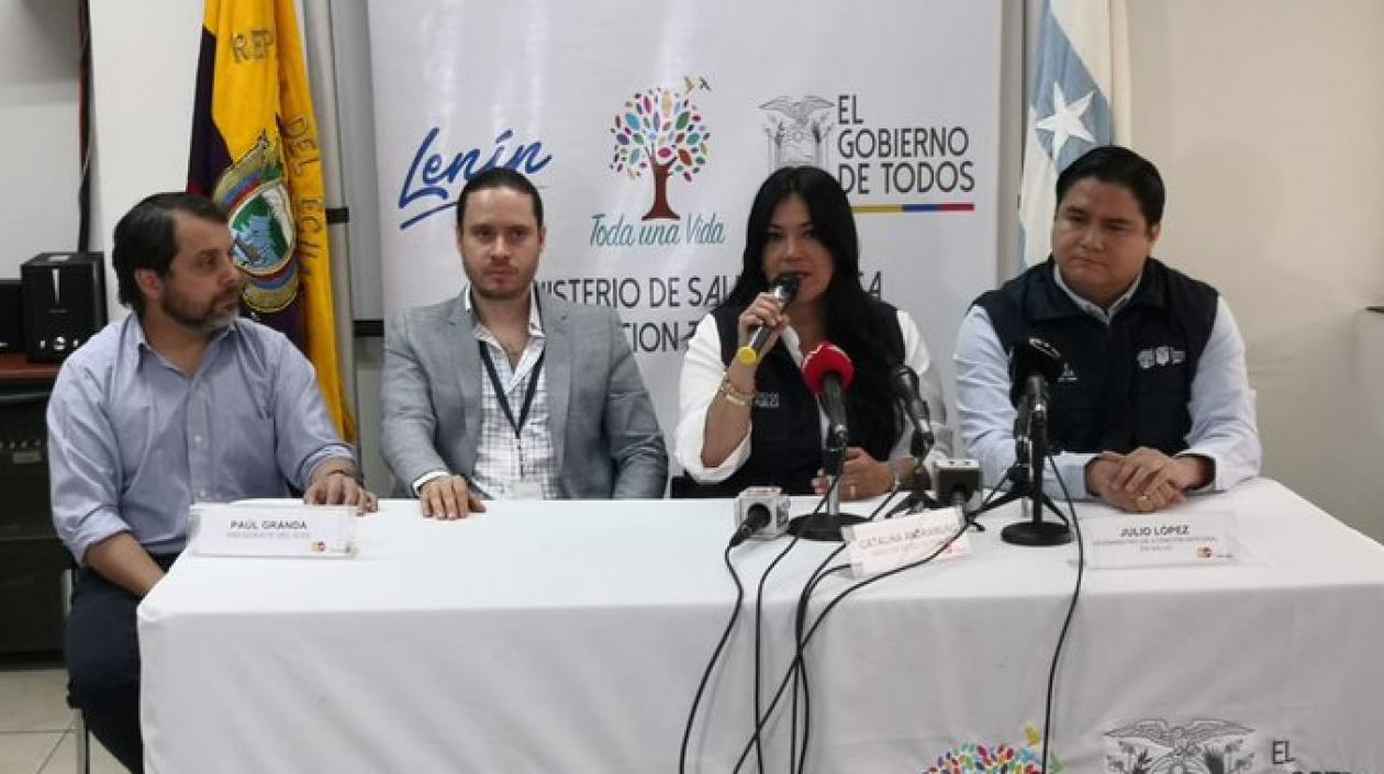 La Ministra de Salud Pública de Ecuador hizo un llamado a la ciudadanía para que mantenga la calma.