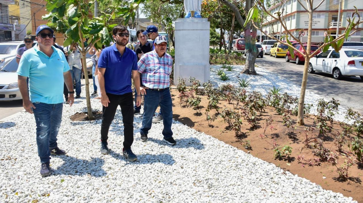 Alberto Salah, Jaime Pumarejo y Rafael Lafont.