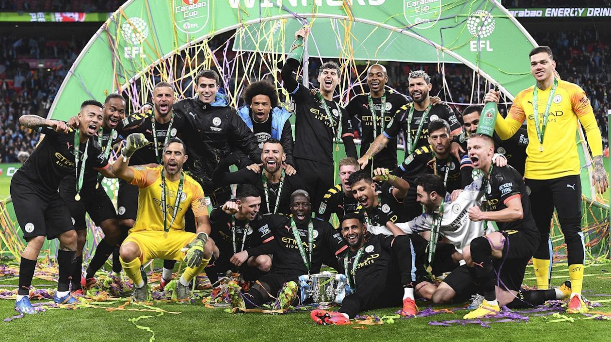 La celebración de los campeones.