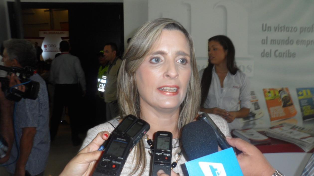 María José Vengoechea, presidenta saliente de la Cámara de Comercio.