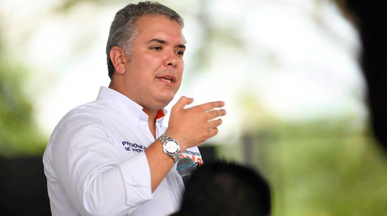 El Presidente de la República, Iván Duque.