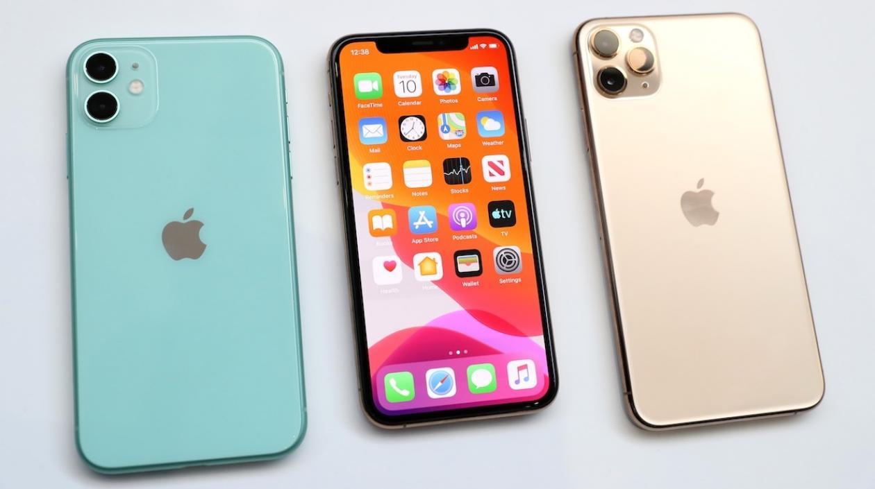 Teléfonos iPhone.