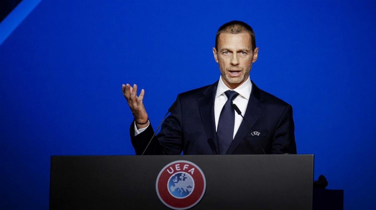 Aleksander Ceferin, presidente de la UEFA. 