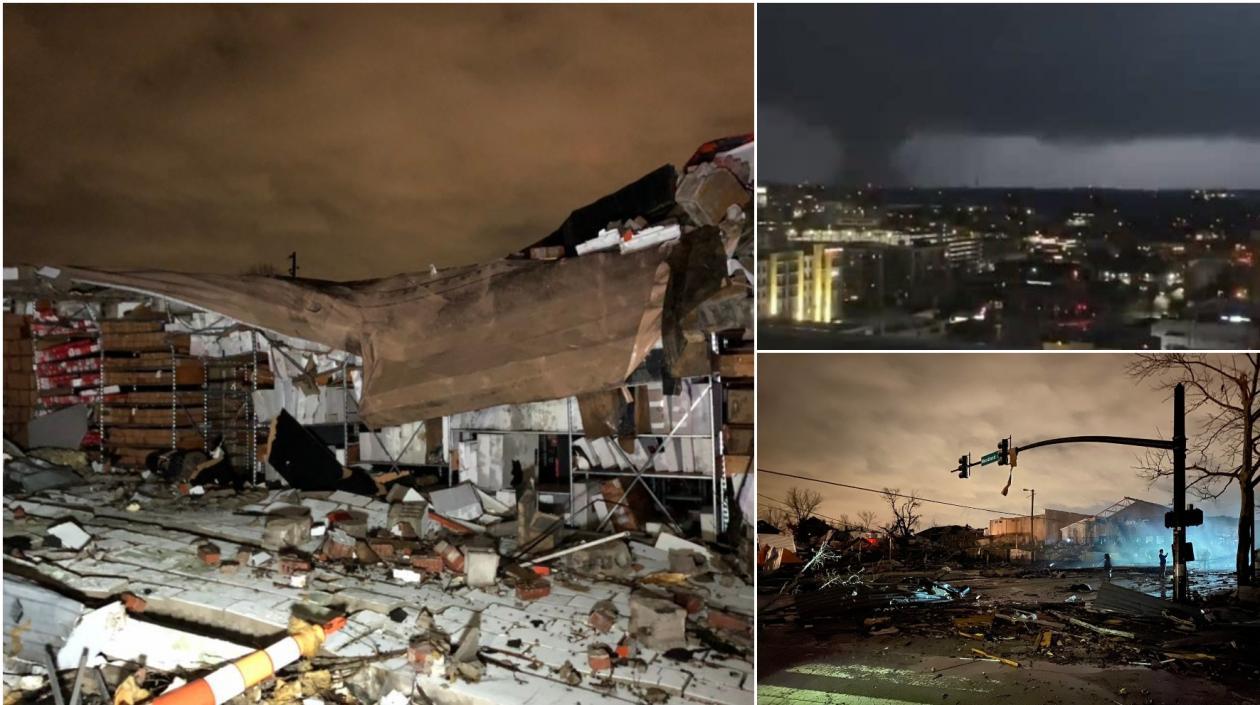 Los daños en Nashville son significativos.