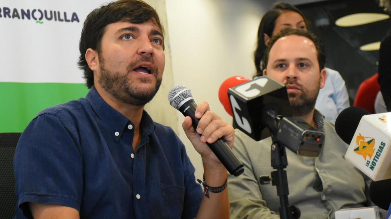 El Alcalde de Barranquilla, Jaime Pumarejo.