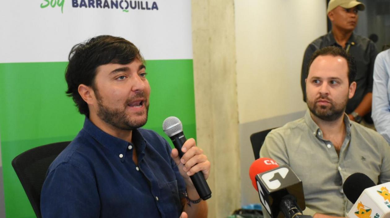 El Alcalde de Barranquilla, Jaime Pumarejo.