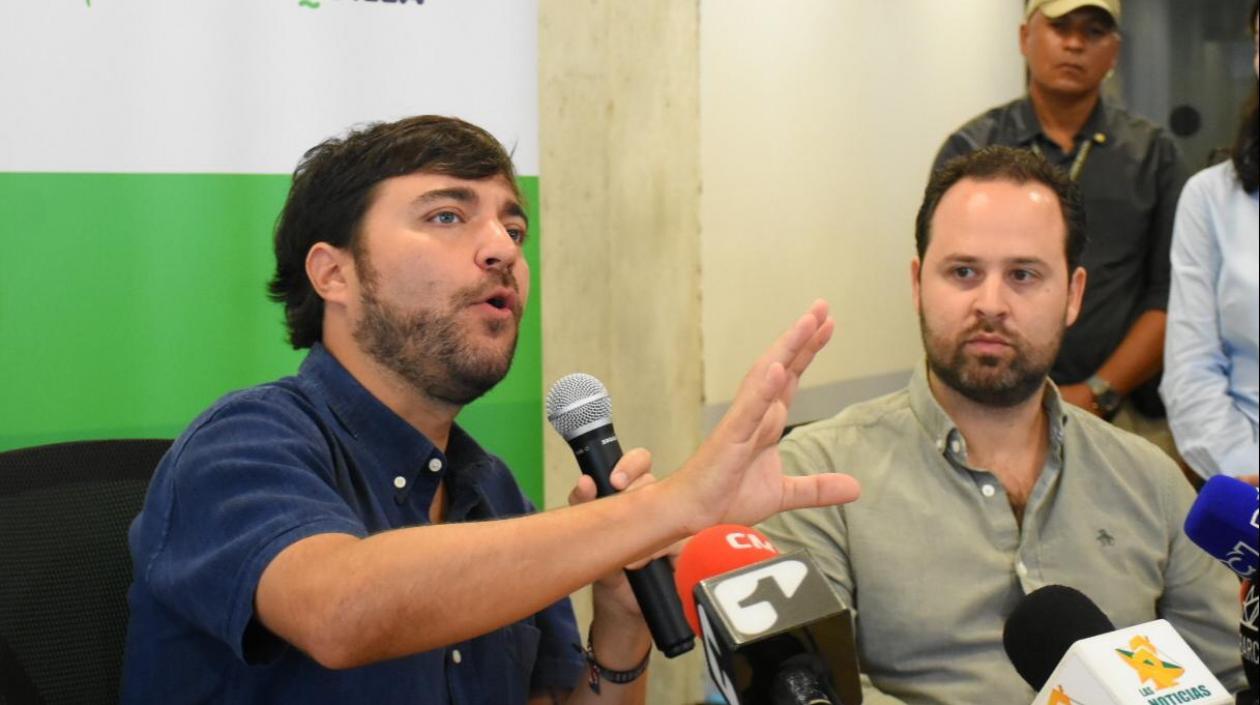 El Alcalde de Barranquilla, Jaime Pumarejo.