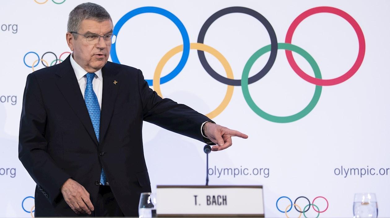 El presidente del Comité Olímpico Internacional (COI), Thomas Bach.