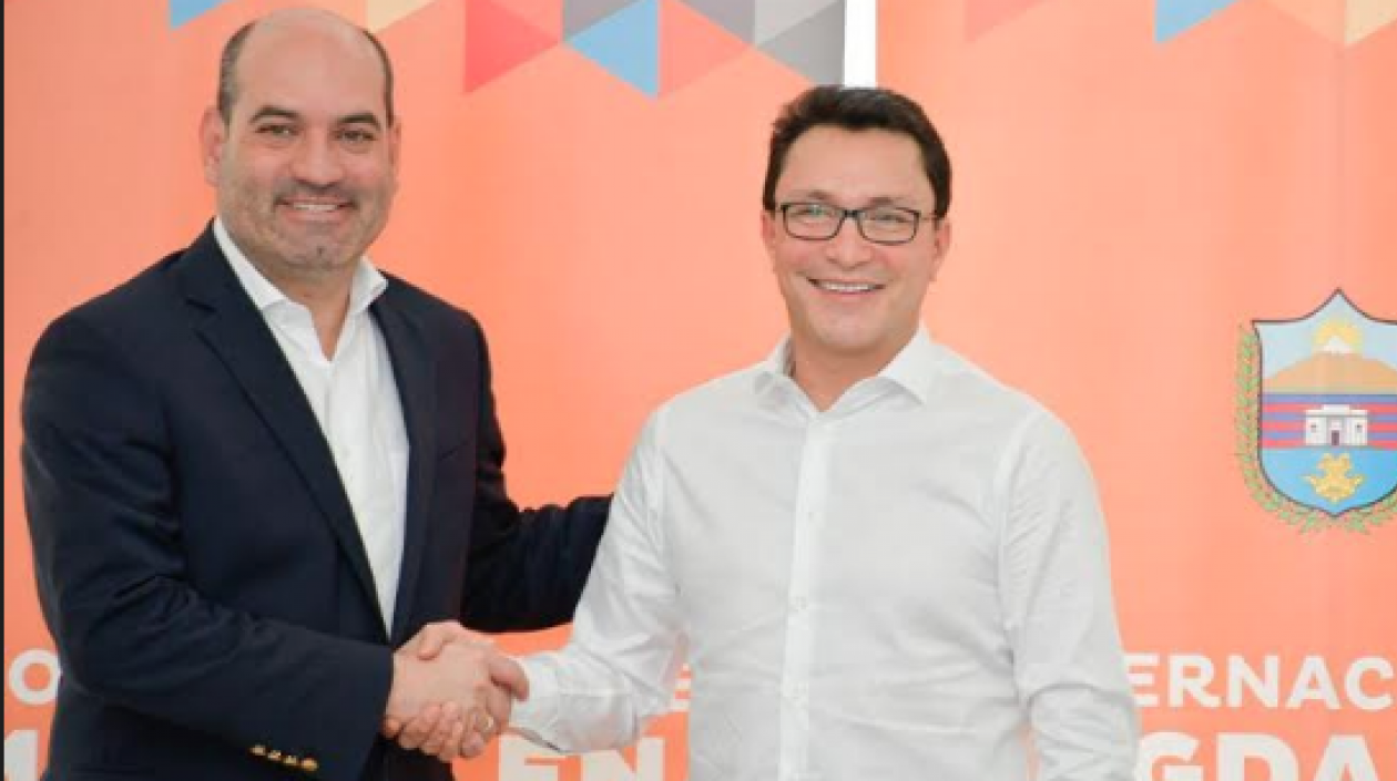 El Director de Cormagdalena y el Gobernador del Magdalena.