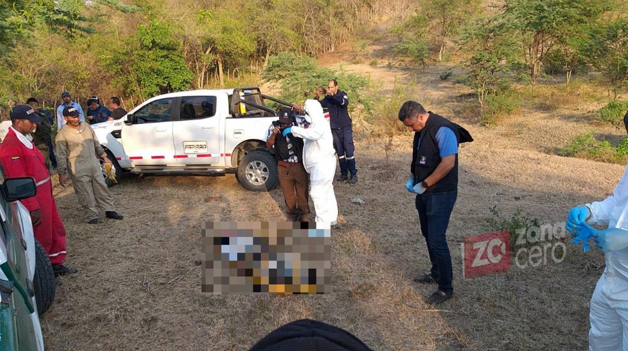 Lugar donde fue encontrado uno de los ambientalistas