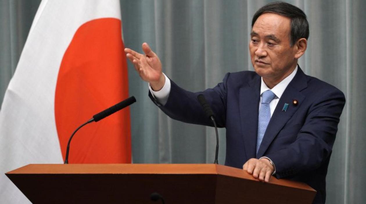 El ministro portavoz del Ejecutivo, Yoshihide Suga.